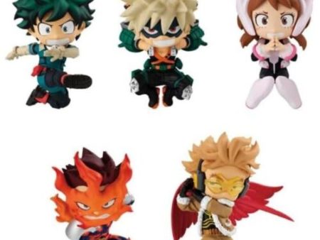 BANDAI My Hero Academia Adverge Motion Set All 5 types Mini Figure JAPAN Fashion