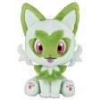 Pokemon Stroke Me and Stare at Me Wink Eyes Sprigatito Plush Doll JAPAN OFFICIAL Sale