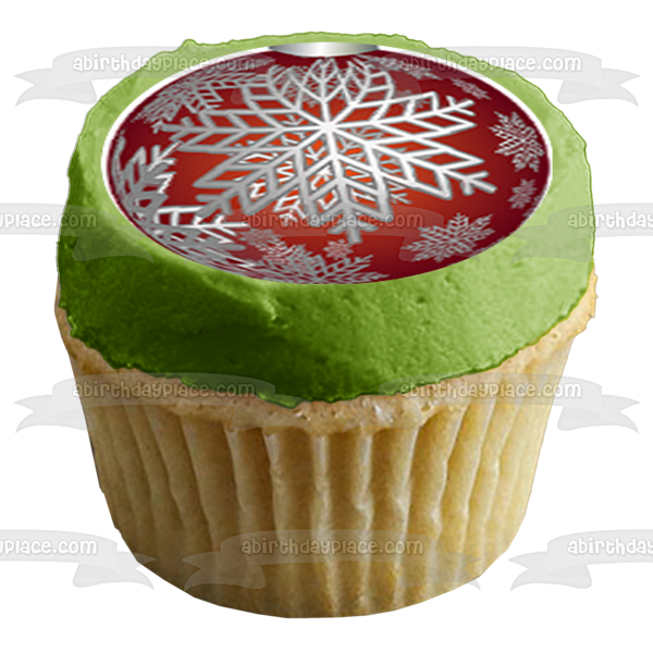 Christmas Ornament Cupcake Toppers Edible Cupcake Topper Images Discount