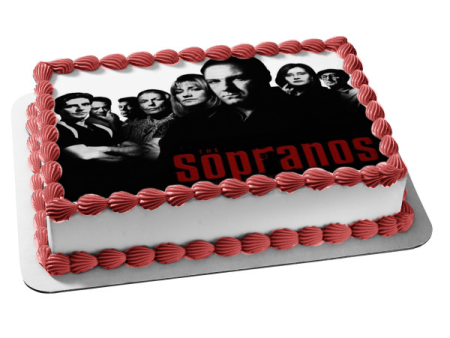 The Sopranos Family Redefined Tony Soprano Jennifer Melfi Livia Soprano Patsy Parisi Edible Cake Topper Image ABPID27102 Supply