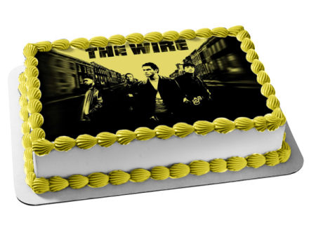 The Wire Jimmy McNulty Bodie Broadus Edible Cake Topper Image ABPID27089 Online now