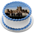 Downtown Abbey Highclere Castle Robert Crawley Edith Pelham Edible Cake Topper Image ABPID50434 Online