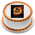 The Hunger Games Movie Poster May the Odds Be Ever In Your Favor Edible Cake Topper Image ABPID28018 Online now