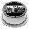 The Wire Omar Little Jimmy McNulty Marlo Stanfield Stringer Bell Bodie Broadus Tommy Carcetti Kima Greggs Black and White Edible Cake Topper Image ABPID27094 Hot on Sale