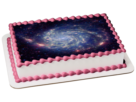 Pinwheel Galaxy Constellation Ursa Major Edible Cake Topper Image ABPID50301 Online