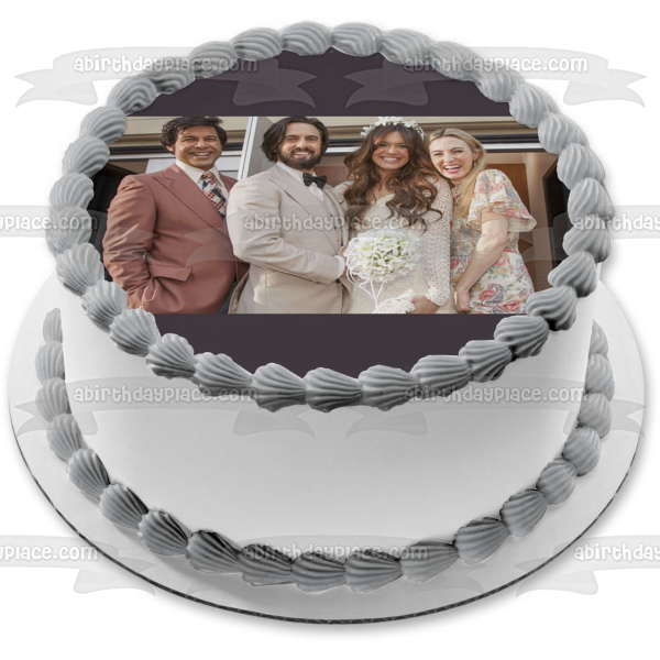 This Is Us Wedding Jack Rebecca Sophie Miguel Edible Cake Topper Image ABPID27016 Online now