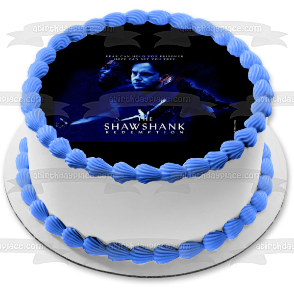 The Shawshank Redemption Andy Dufresne Red Fear Can Hold You Prisoner Hope Can Set You Free Edible Cake Topper Image ABPID27140 Fashion