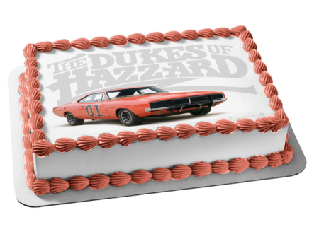 The Dukes of Hazzard Logo the General Edible Cake Topper Image ABPID49586 Online