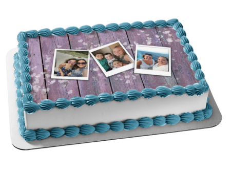 Create Your Own Polaroid Photo Edible Cake Topper Image Frame ABPID50433 Supply