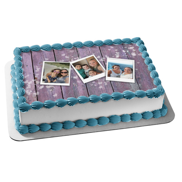 Create Your Own Polaroid Photo Edible Cake Topper Image Frame ABPID50433 Supply