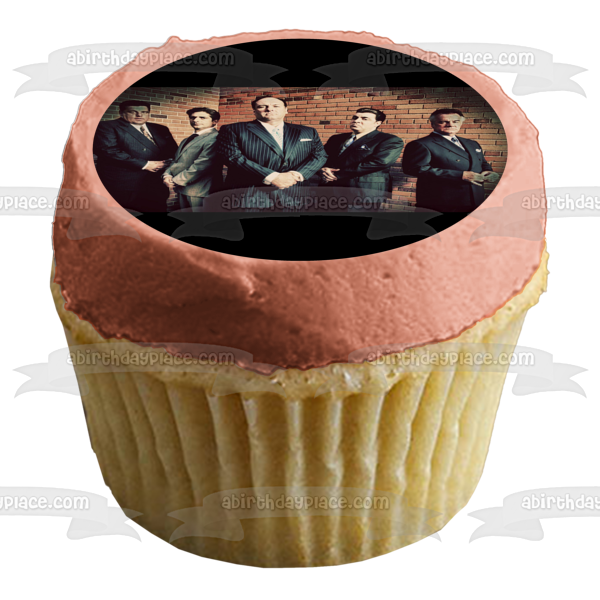 The Sopranos Tony Soprano Paulie Gualtieri Silvio Dante Big Bonpensiero Christopher Moltisanti Edible Cake Topper Image ABPID27104 Supply