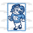 University of North Carolina Tar Heels Logo NCAA Mascot Remeses Edible Cake Topper Image ABPID27806 Supply