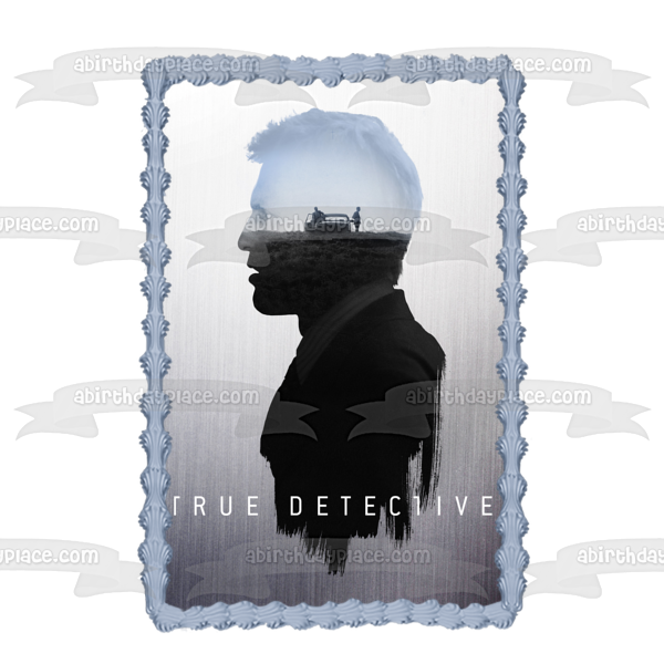 True Detective Martin Hart Profile Field Car Edible Cake Topper Image ABPID27177 Online