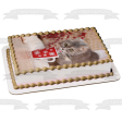 Holiday Cat with Mug Edible Cake Topper Image ABPID50468 Cheap