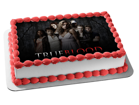 True Blood Sookie Eric Bill Jason Jessica Tara Lafayette Edible Cake Topper Image ABPID26997 Online