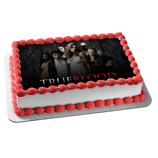 True Blood Sookie Eric Bill Jason Jessica Tara Lafayette Edible Cake Topper Image ABPID26997 Online