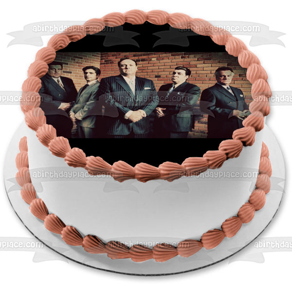 The Sopranos Tony Soprano Paulie Gualtieri Silvio Dante Big Bonpensiero Christopher Moltisanti Edible Cake Topper Image ABPID27104 Supply