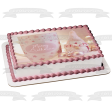 Pink Merry Birthmas Edible Cake Topper Image ABPID50454 For Discount