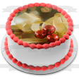 Christmas Present Gold Ribbon Edible Cake Topper Image ABPID50586 Sale