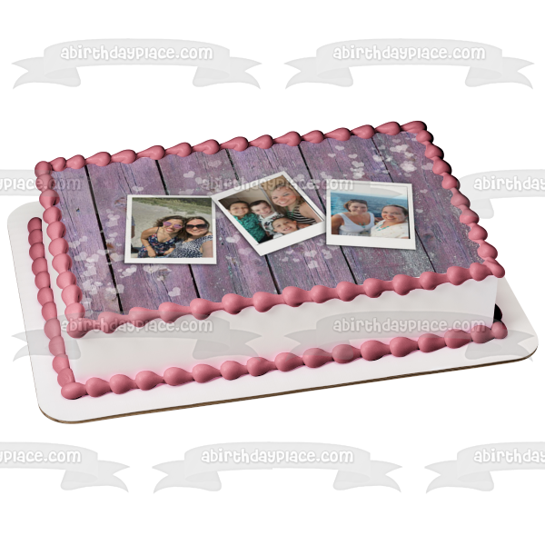 Create Your Own Polaroid Photo Edible Cake Topper Image Frame ABPID50433 Supply