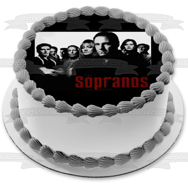 The Sopranos Family Redefined Tony Soprano Jennifer Melfi Livia Soprano Patsy Parisi Edible Cake Topper Image ABPID27102 Supply