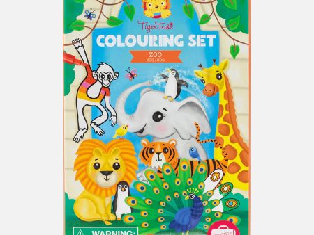 Colouring Set - Zoo Online Sale