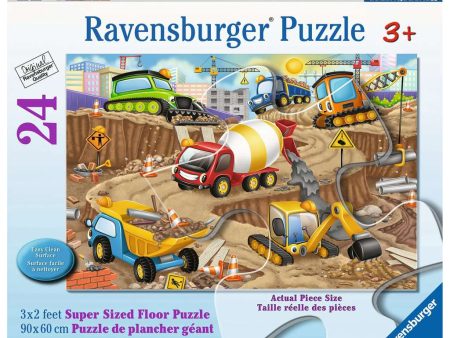 Construction Fun  (24 pc Floor Puzzle) For Discount