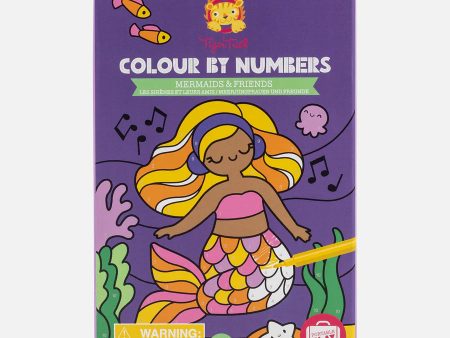 Colour by Numbers - Mermaids  and Friends Online Sale