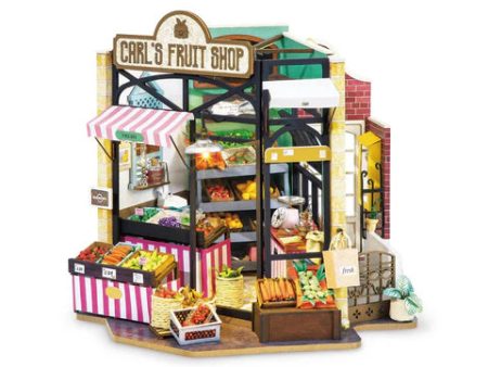 DIY Miniature Dollhouse Kit | Carl s Fruit Shop For Sale