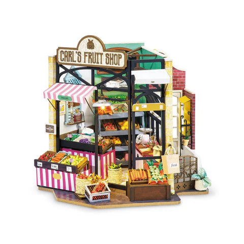 DIY Miniature Dollhouse Kit | Carl s Fruit Shop For Sale