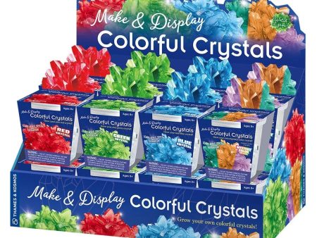 Make & Display Colorful Crystals Online now