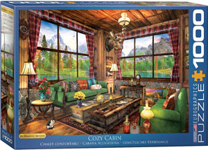 Cozy Cabin by Dominic Davison 1000Pc Hot on Sale