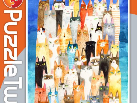 Colorful Cats 500pc Hot on Sale