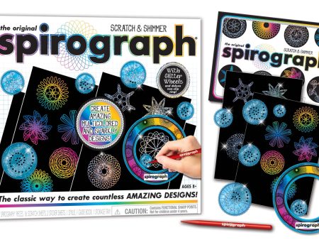 Spirograph Scratch & Shimmer For Cheap