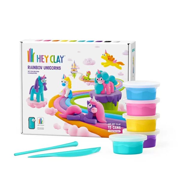 Hey Clay Rainbow Unicorns For Discount