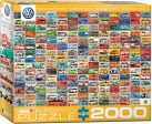 The VW Groovy Bus 2000Pc Hot on Sale