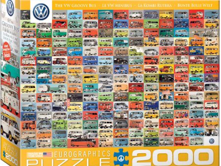 The VW Groovy Bus 2000Pc Hot on Sale