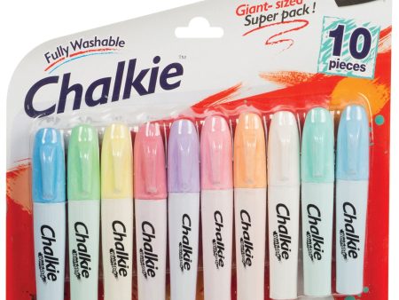 Chalkie 10Pc Chalk Set Supply