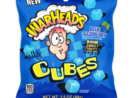 Warheads Cubes Blue Raspberry For Sale