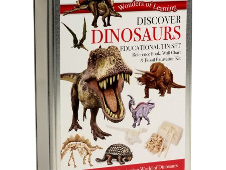 Wonders of Learning Dinosaurs Tin Set Supply