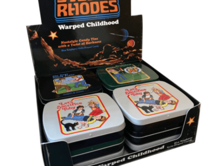 Boston America Steven Rhodes Warped Childhood Candy Tin Online now