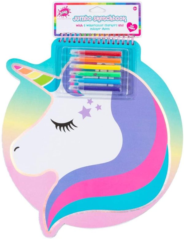 Unicorn Jumbo Sketch Book Fashion