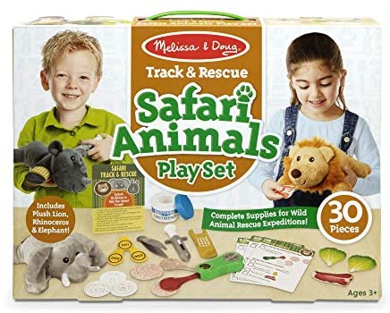 Track & Rescue Safari Animals Playset For Cheap