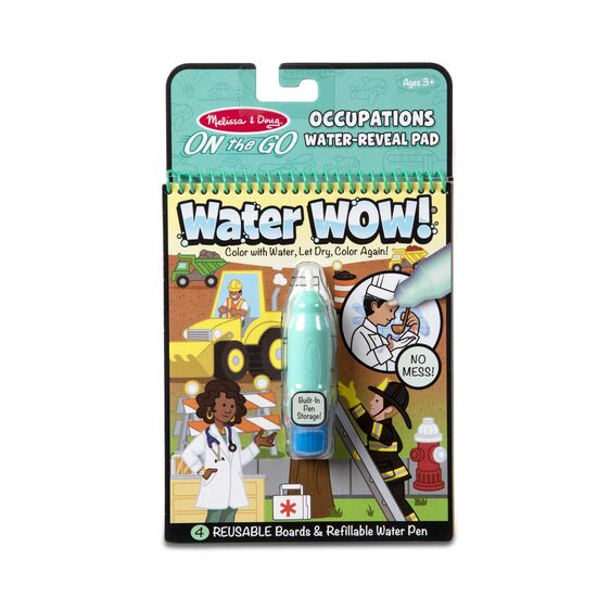 Water Wow! Occupations - Water Reveal Pad On the Go Travel Activity Online