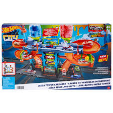 Hot Wheels - CIty Mega Tower Car Wash Hot on Sale