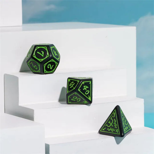 Cryptic Knots: Verdant RPG Dice Set Online now