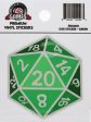 D20 Sticker Green Discount