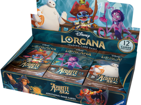 Disney Lorcana: Azurite Sea Booster Box *FULL SEALED* ^NOV 15 2024 Sale