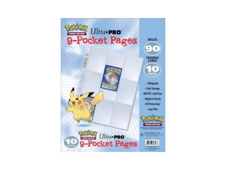 9 -  Pocket Pages - 10 pages - Pokemon Cheap