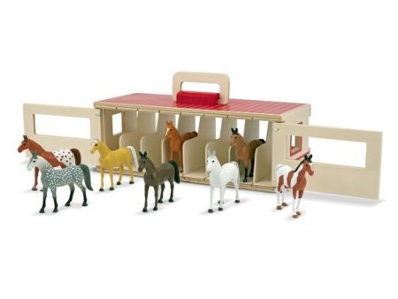 Take-Along Show-Horse Stable Play Set Fashion